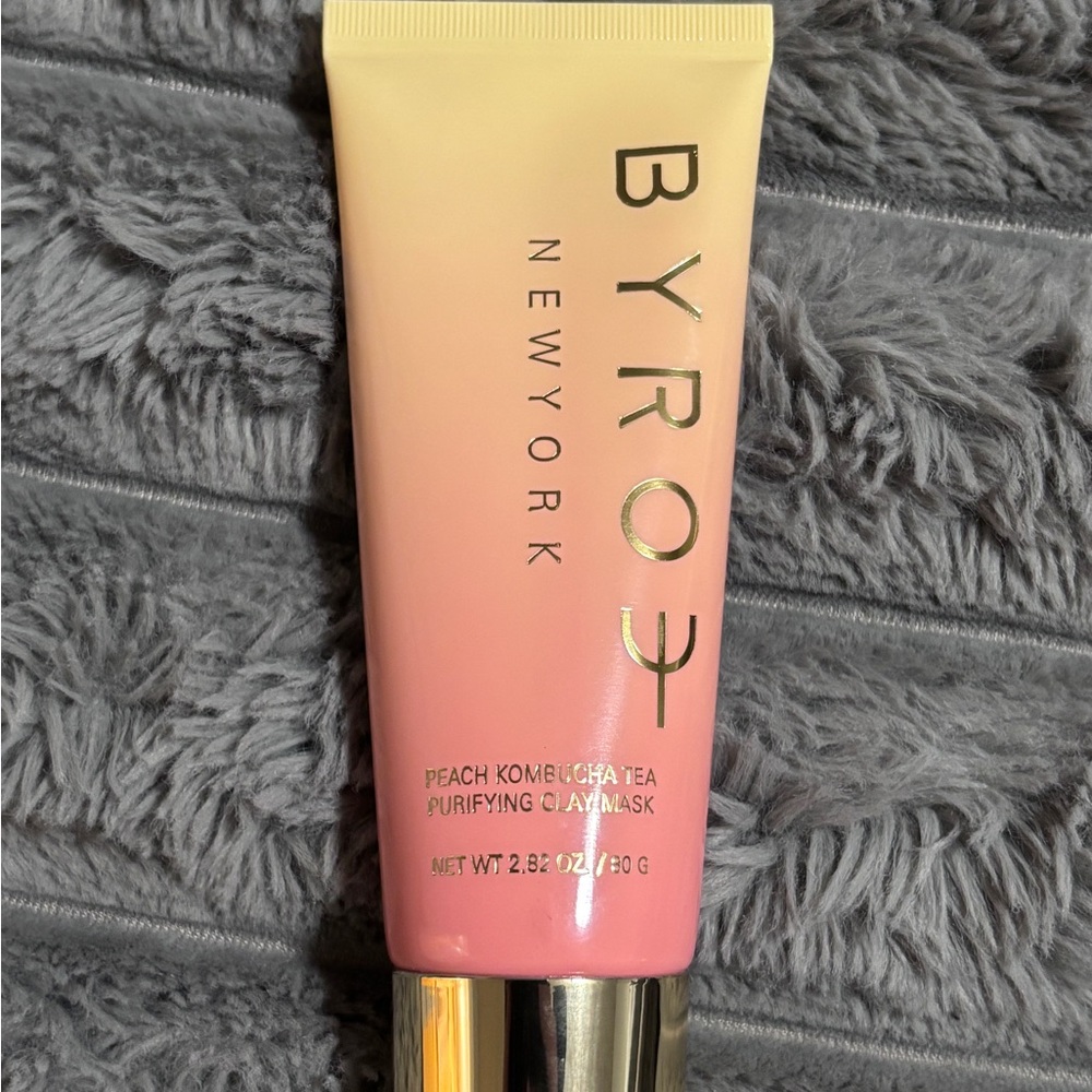 Byroe New York Peach Kombucha Tea Purifying Clay Mask